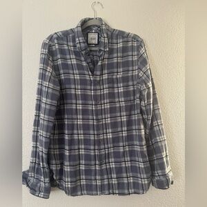 Denim & Flower Plaid Shirt